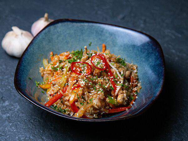 На крючке - Рис с курицей