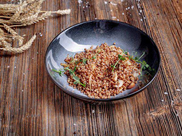 Parmesan - Греча с грибами