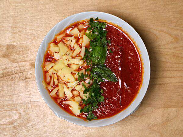 Pump Pizza - Томатный суп с моцареллой