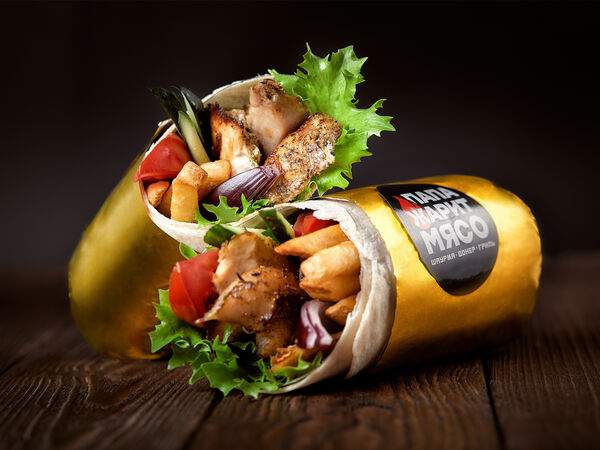 Папа жарит мясо - Мамина шаурма с курицей