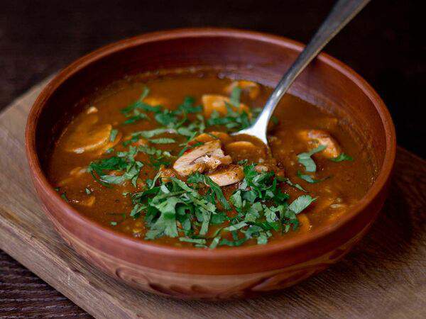 Алазани - Харчо с грибами