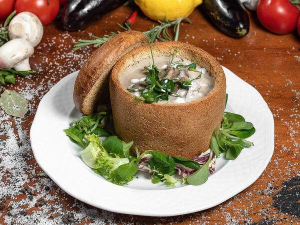 Хмель - Крем-суп из белых грибов