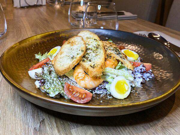 Агата - Цезарь с тигровыми креветками