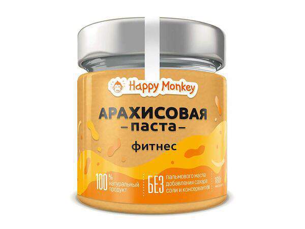Happy monkey - Арахисовая паста Фитнес