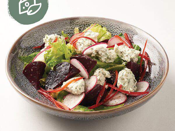 Укроп - Салат с печеной свеклой и сливочным сыром