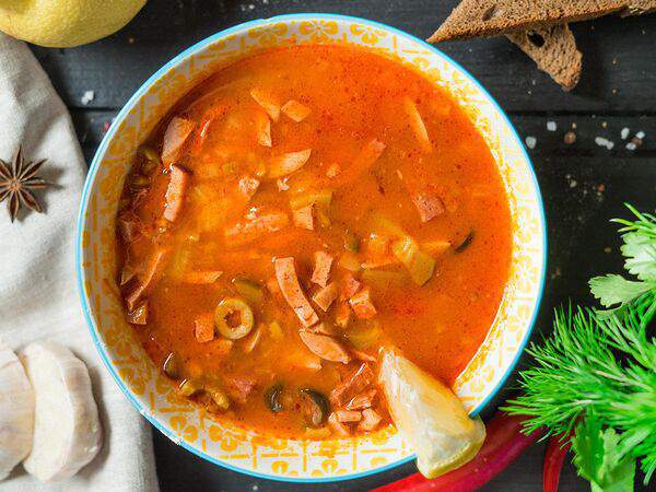 Миндаль - Солянка сборная мясная