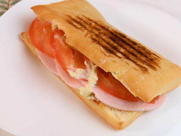 Картофельный папа - Панини с ветчиной