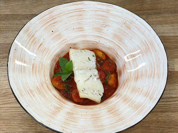 Jesstaurant - Филе трески, запеченное с томатами