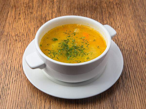 Помидорро - Куриный суп с домашней лапшой