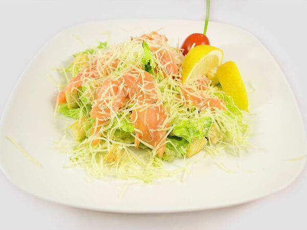 Мин Херц - Салат Цезарь с сёмгой