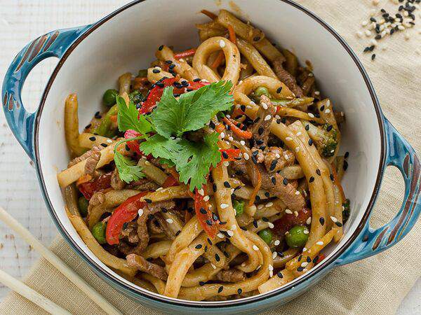 Тема Бар - Wok с говядиной