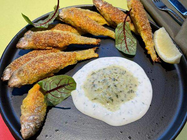 Lyric - Барабулька, обжаренная в поленте