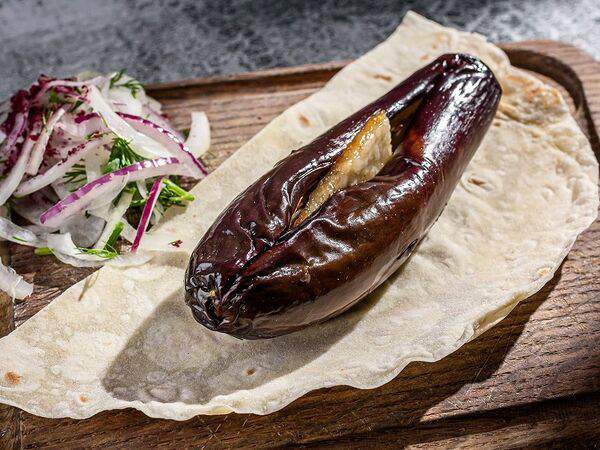 Восточный Базар - Баклажан с курдюком на мангале