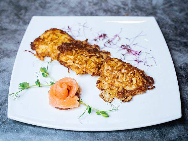 Казак и море - Драники с сёмгой и сметаной