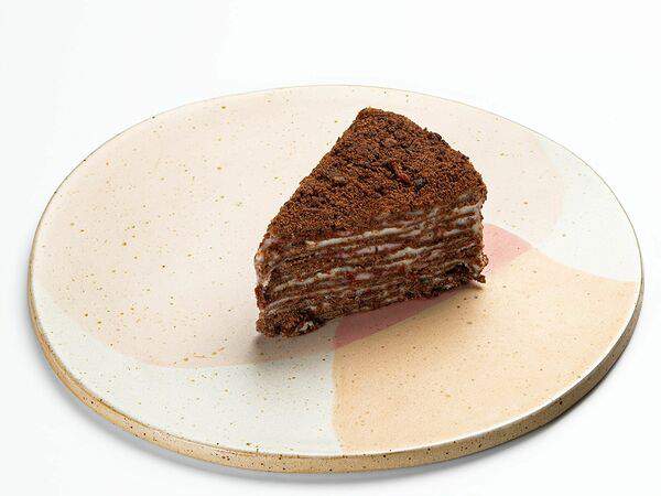 Малина - Наполеон шоколадный с малиной