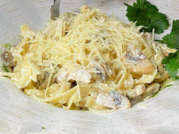 Oblako53 - Тальятелле с курицей и соусом из лесных грибов