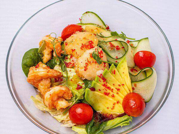 Poke Room - Теплый салат с морепродуктами