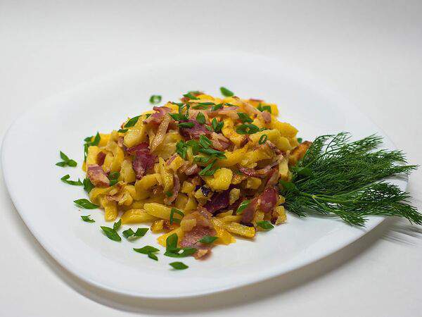 Good обед - Картофель жареный с беконом