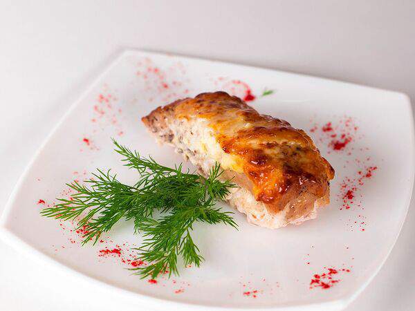 Good обед - Рулет cвинoй с омлетом и паприкой