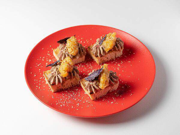 Сияние - Мини-брускетты с паштетом