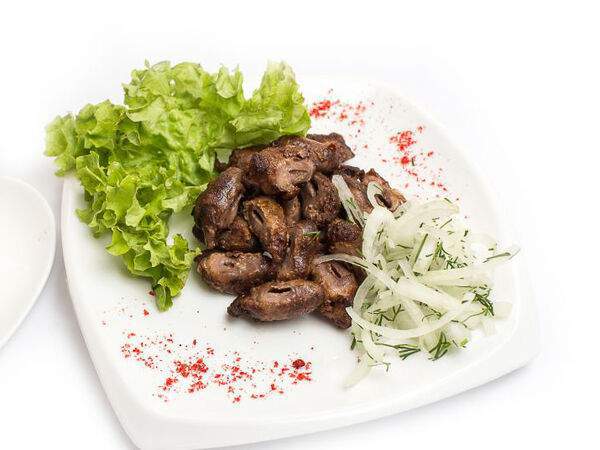 Лаваш36 - Шашлык из куриных сердечек