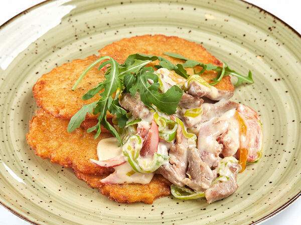 Пицца Темпо - Драники по-деревенски