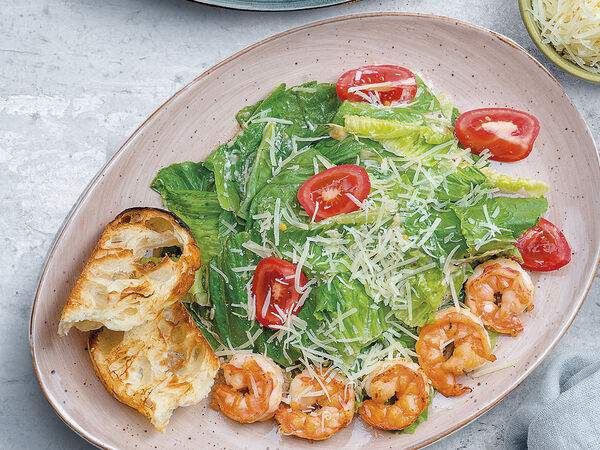 Урюк - Цезарь с креветками