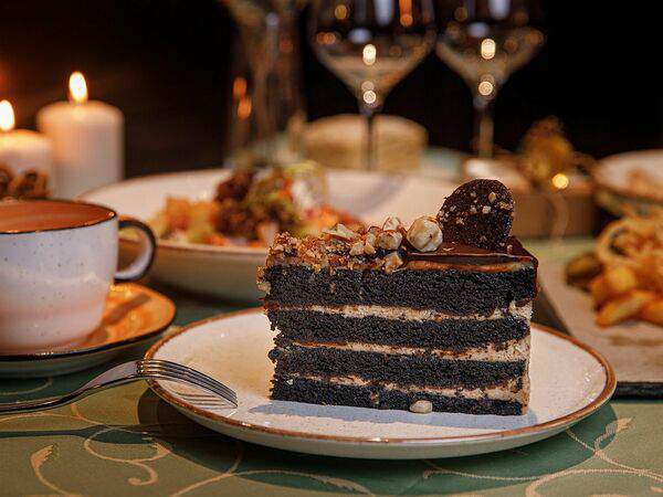 Овертайм - Шоколадно-ореховый торт