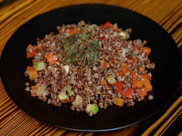 Кафе Театральное - Греча с овощами