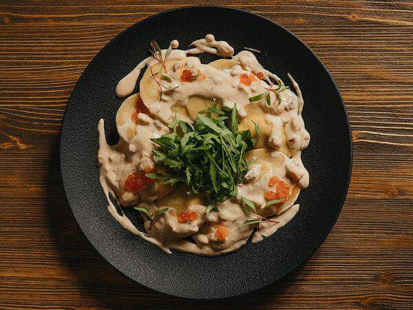 Римские каникулы - Равиоли с лососем и цукини