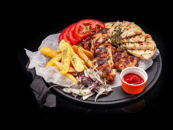 Греко гриль бар - Сувлаки-Котопуло-Бейкон мерида