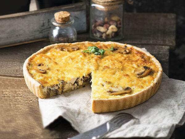 Машенькины пироги - Лоранский пирог с курицей и грибами