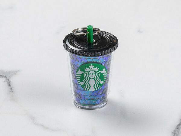Starbucks (R) - Пластиковый брелок Starbucks для ключей синий