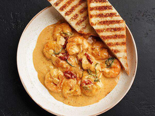 Ресторан честных цен - Креветки Ля-Пармезано