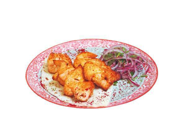 Мельница - Шашлык из куриной грудки домашний с аджикой