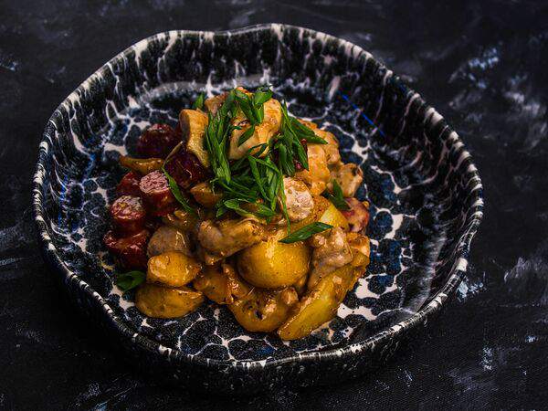 География - Жареха на сковороде