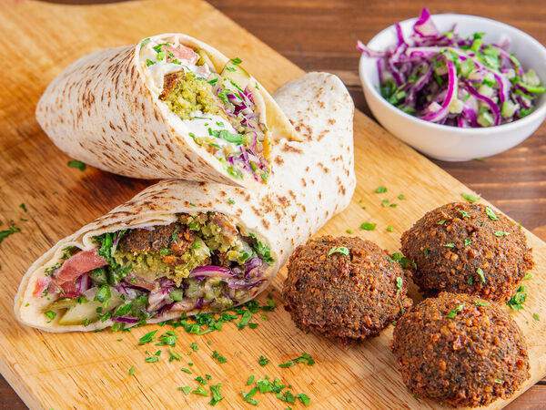 Бабагануш - Фалафель в лаваше