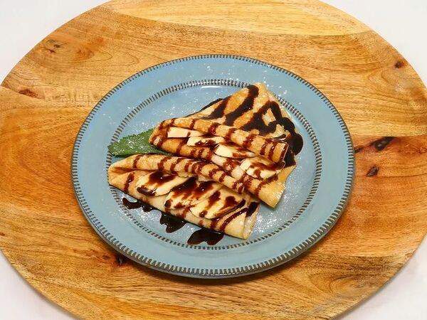 Стрекоза - Блинчики с бананом и шоколадом