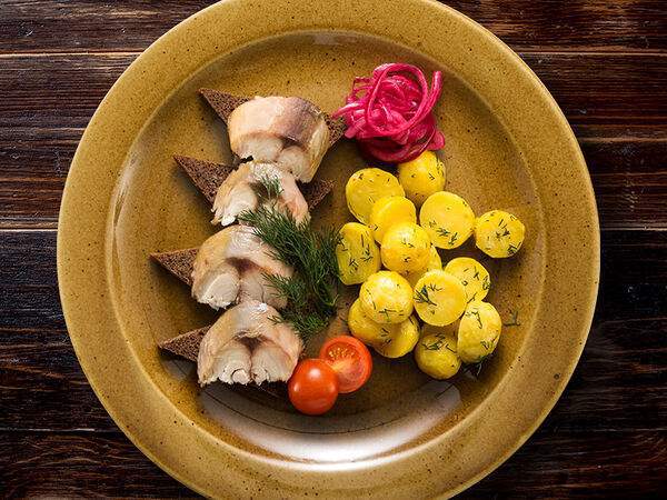 Колбасофф - Бизнес-ланч Закуска с копченой скумбрией