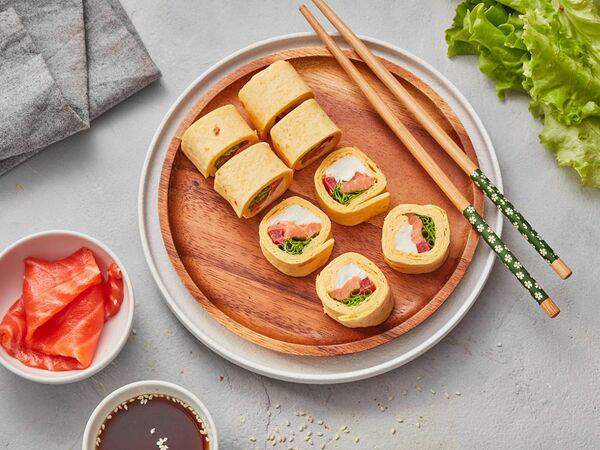 Dобрые суши - Тортилья с лососем