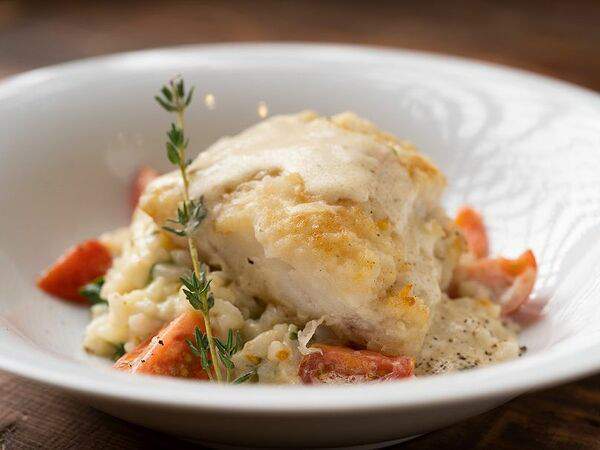 Волконский - Треска с ризотто