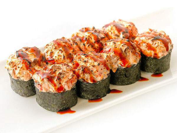 Fusion Sushi - Татаки ролл с лососем