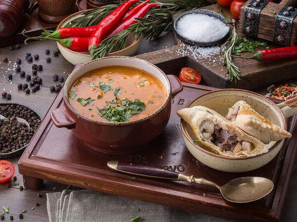 Вепрево колено - Харщева полевка с мясем завин