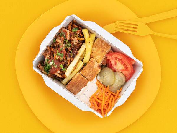 Belok - Шаурма на тарелке