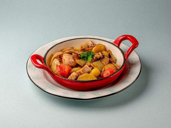 Гурман Булкинъ - Жаркое с куриной грудкой и грибами