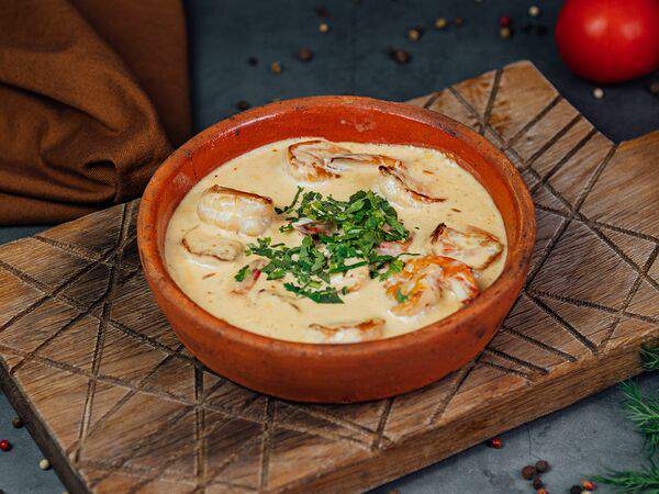 Erti_Эрти - Креветки в сливочном соусом