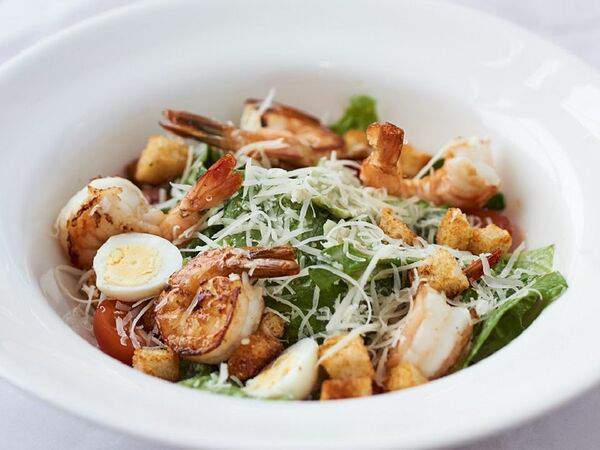 Фрешфит - Салат Цезарь с креветками
