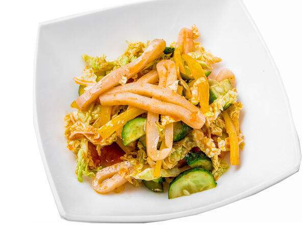 Нэко - Салат Острый с кальмаром