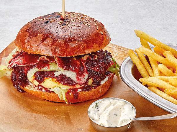 Эй, Джованни! - Бургер с сыром халуми