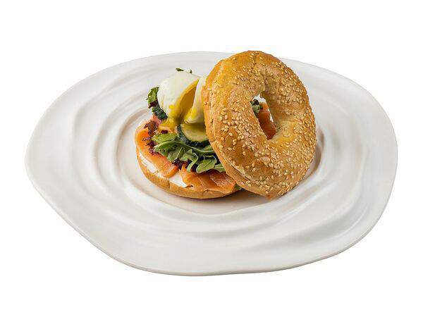 Жемчужина - Яйцо Бенедикт с лососем